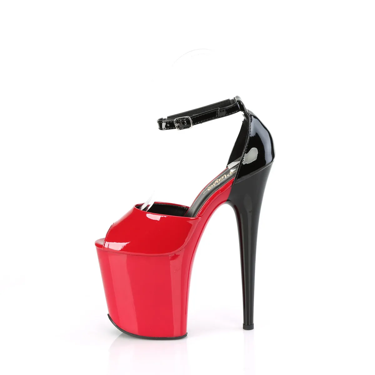 8 Inch Heel FLAMINGO-868 Red Black