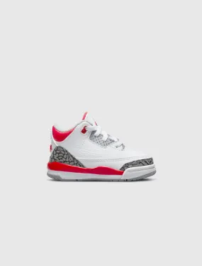 AIR JORDAN 3 "FIRE RED" TD