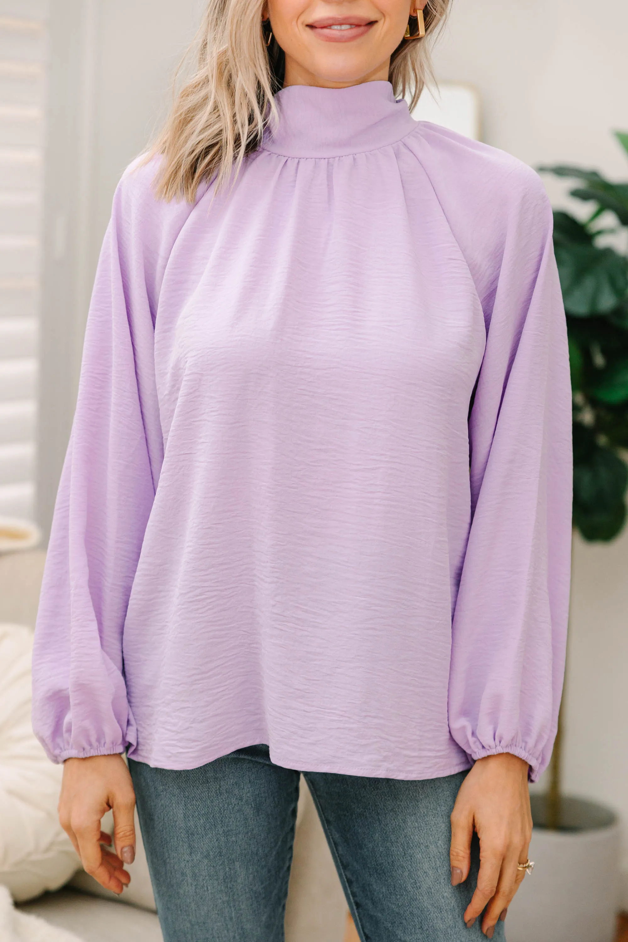 All In Time Lavender Purple Blouse