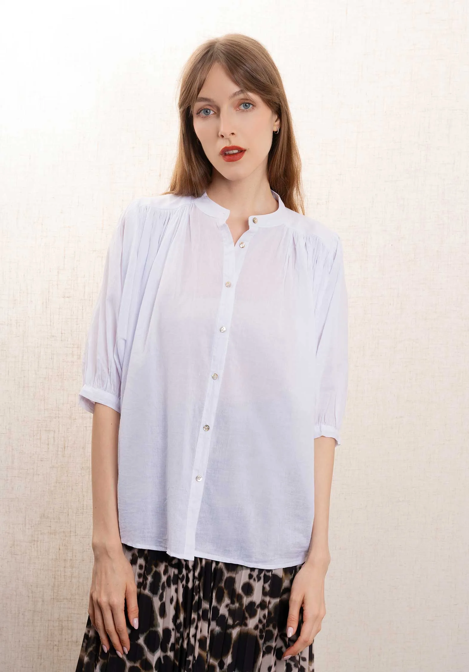 Blouse Kc806 Blouse Light-Powder-Blue