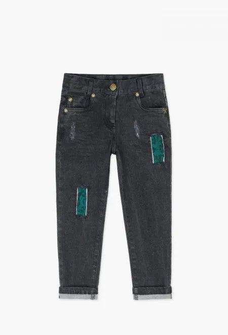 Boboli Jeans - Black Patches