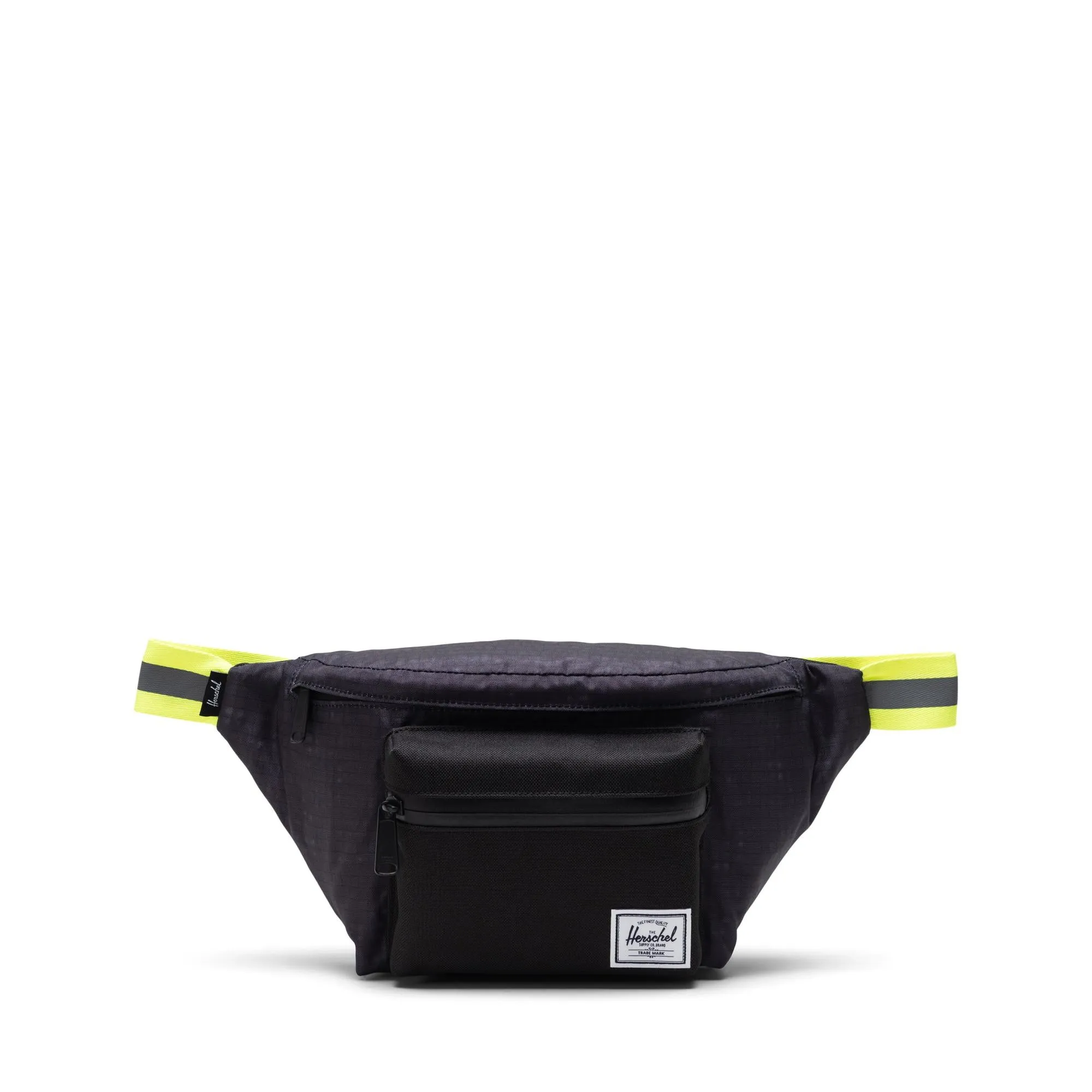 Bolsa de Cintura Herschel Seventeen Black Enzyme Ripstop/Black/Safety Yellow - Reflective