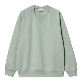 Carhartt WIP Chase Crewneck Sweatshirt - Glassy Teal