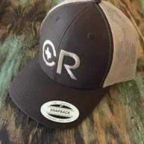 CR Ranchwear Brown Snap Back Hat