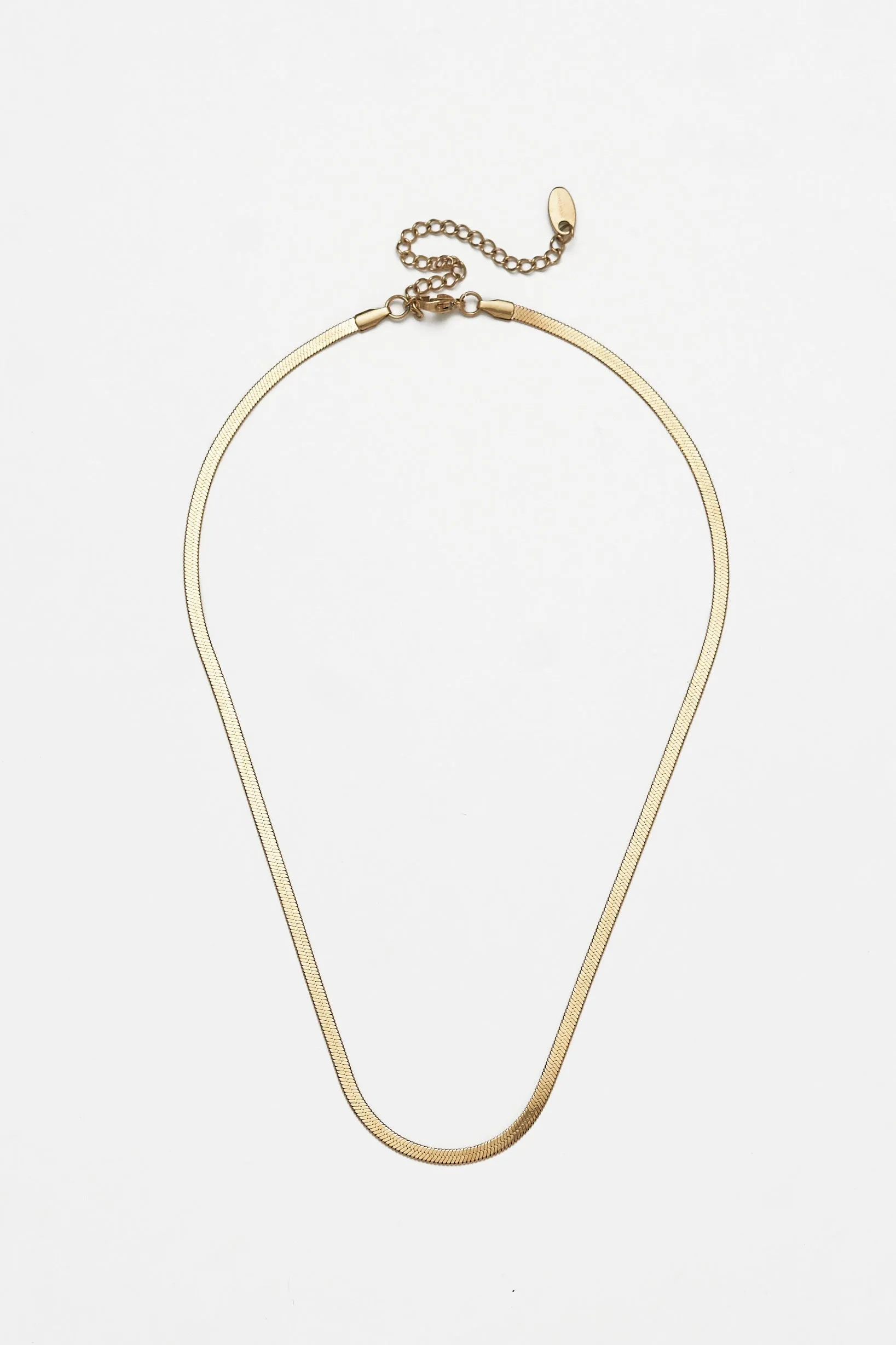 Dainty Herringbone Necklace