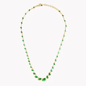 Emerald Flicker Necklace