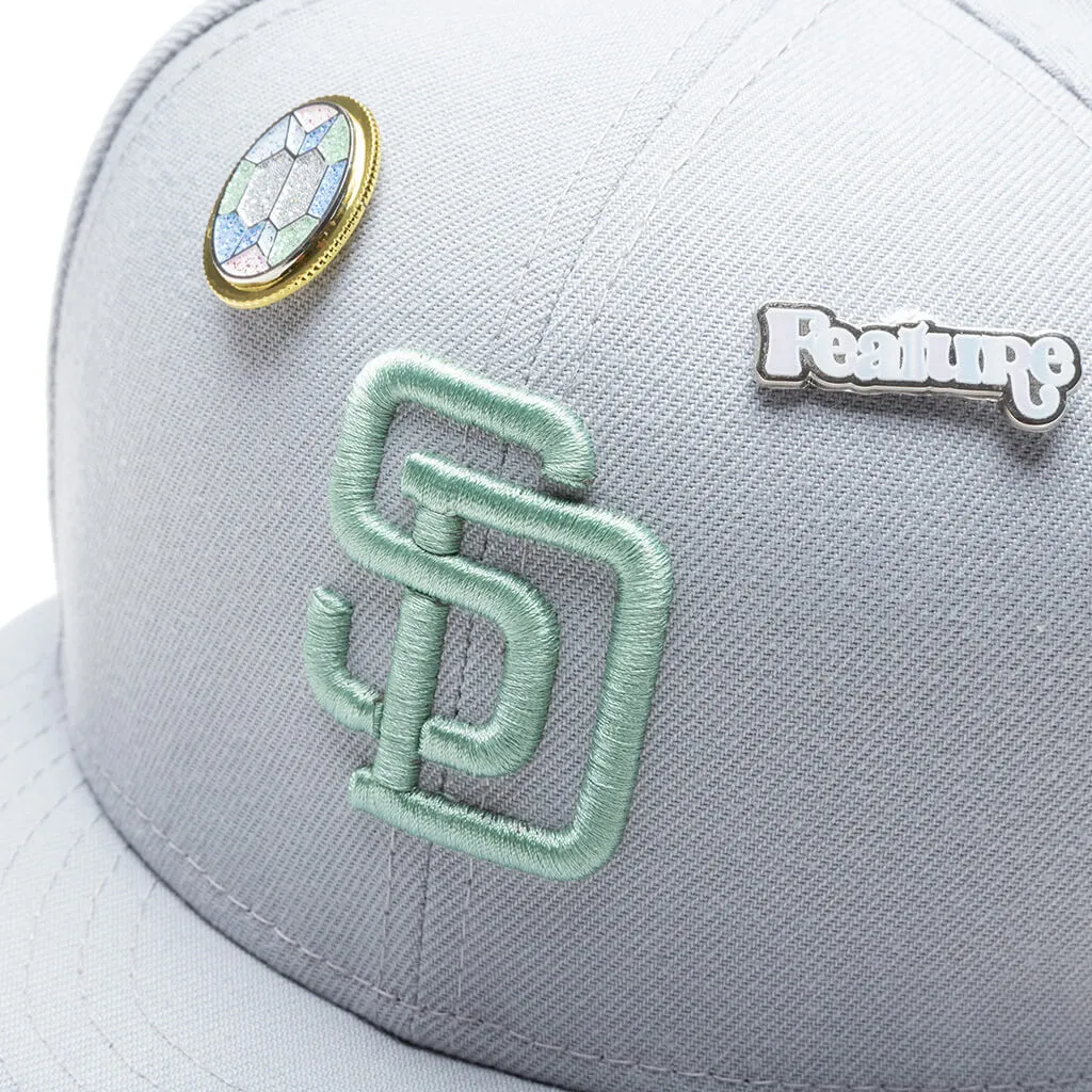 Feature x New Era 'Opal' 59FIFTY Fitted - San Diego Padres