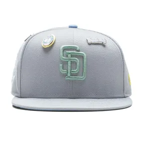 Feature x New Era 'Opal' 59FIFTY Fitted - San Diego Padres