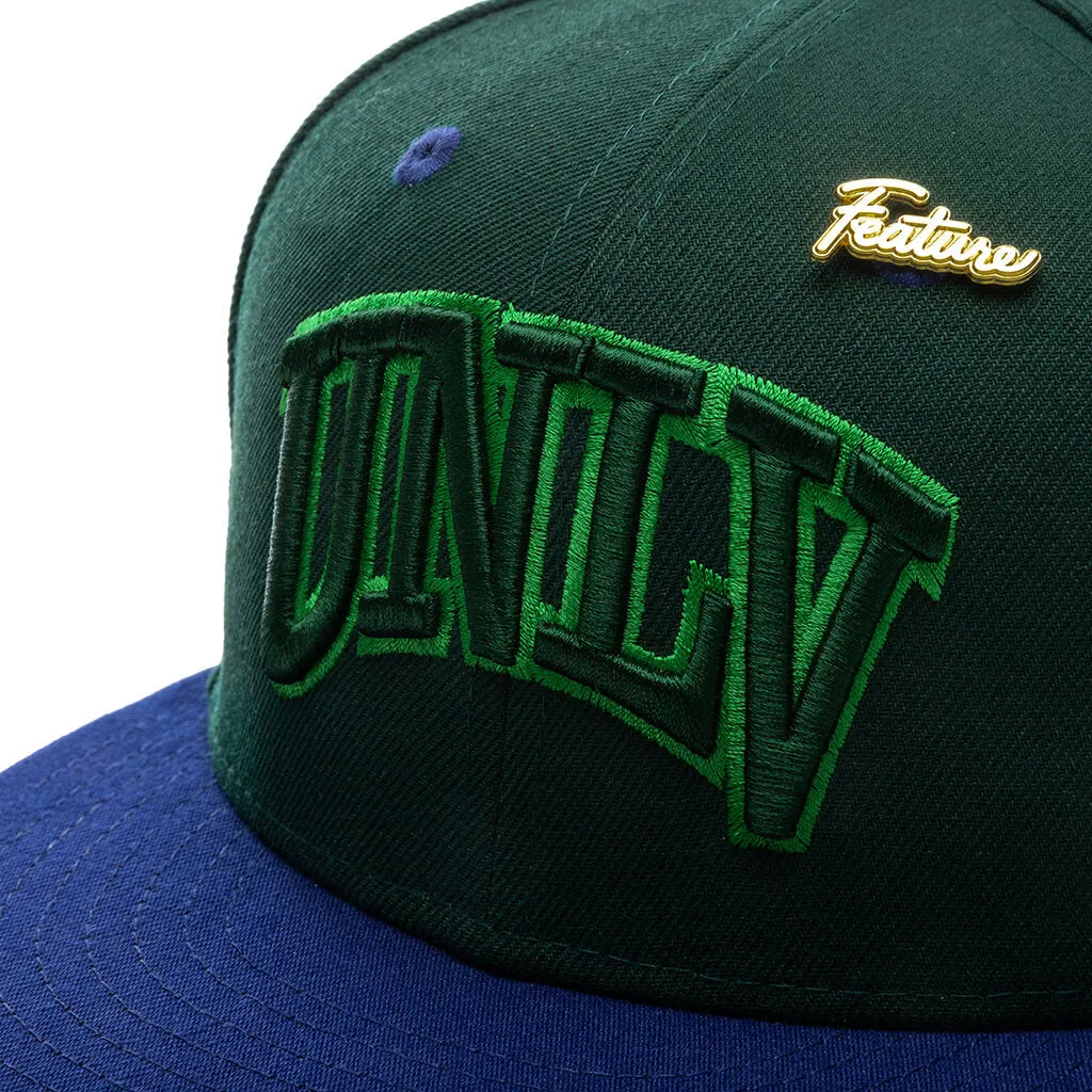 Feature x New Era "Timepiece" UNLV Rebels Fitted - Green/Royal