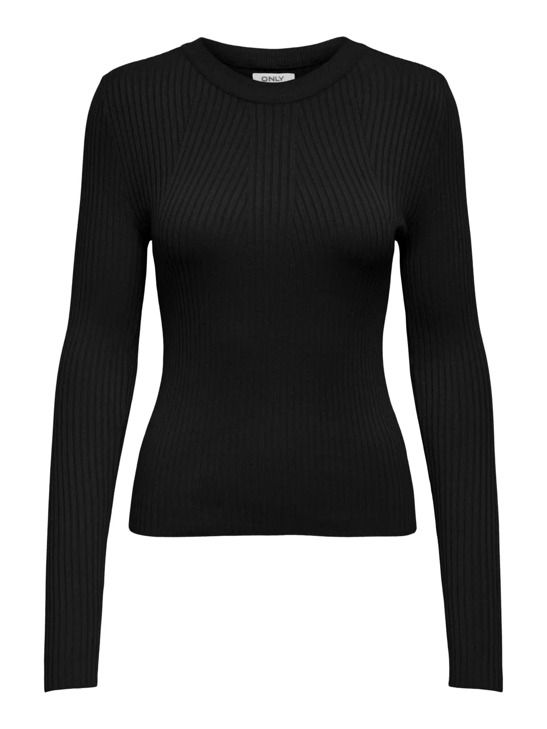 Meddi LS Rib O-Neck Knit Pullover