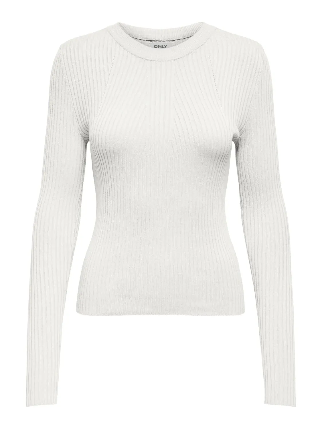 Meddi LS Rib O-Neck Knit Pullover