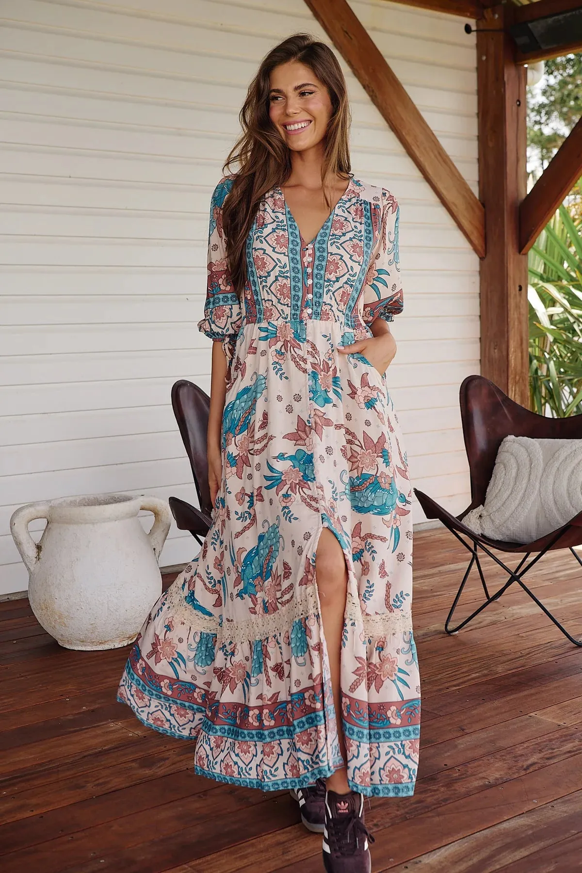 Molli Maxi Dress Symphony Print