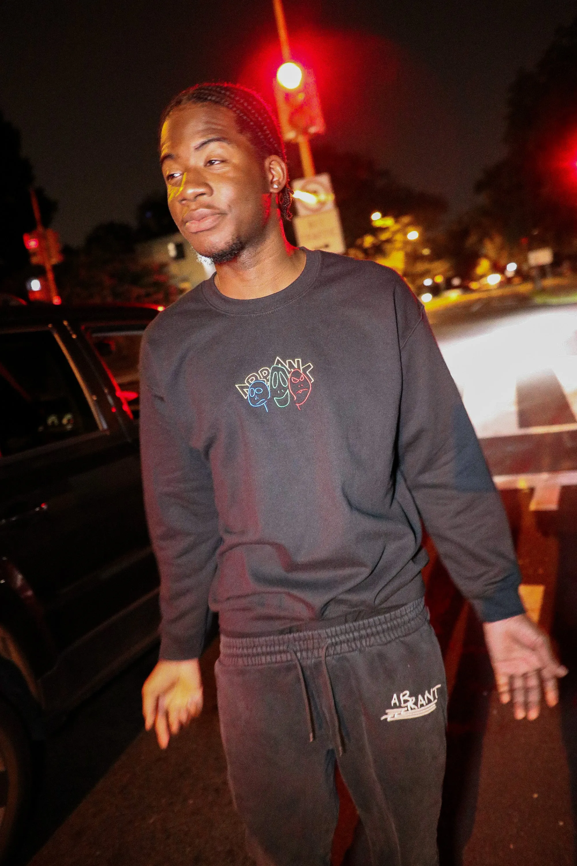 "Emotional Ghost" Crewneck (Black)