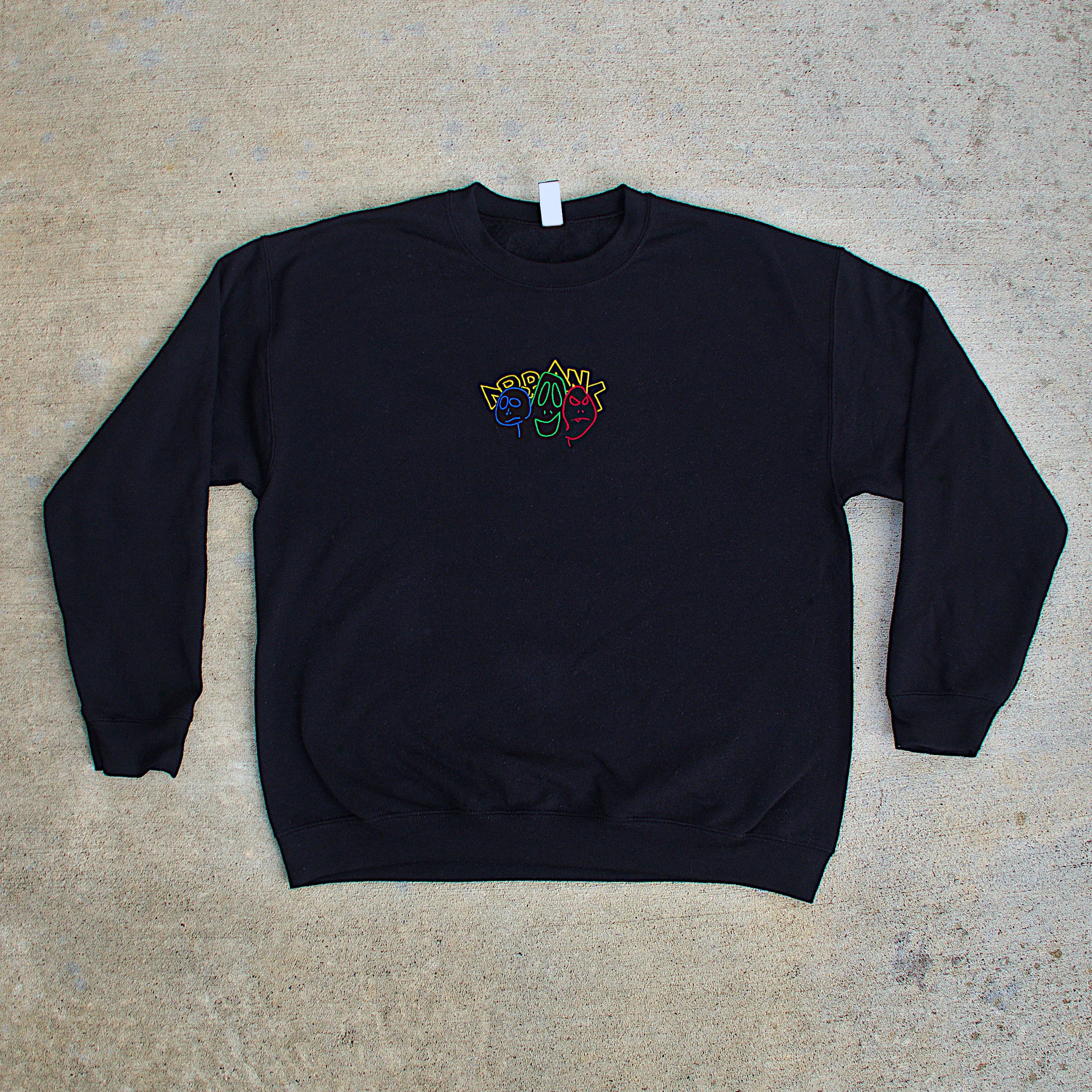 "Emotional Ghost" Crewneck (Black)