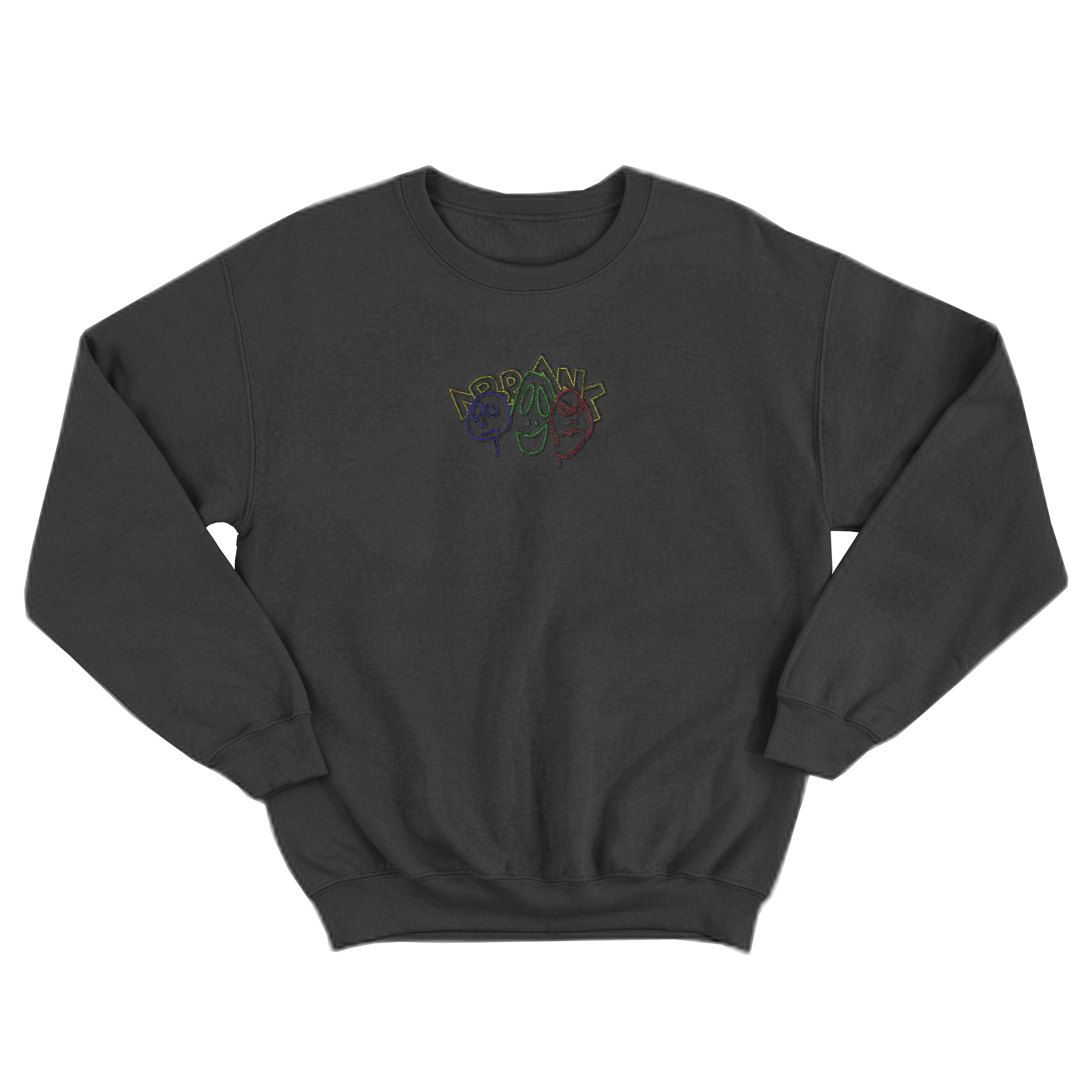 "Emotional Ghost" Crewneck (Black)