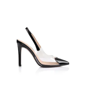 Rhiannon Pump Vinylite & Black Patent