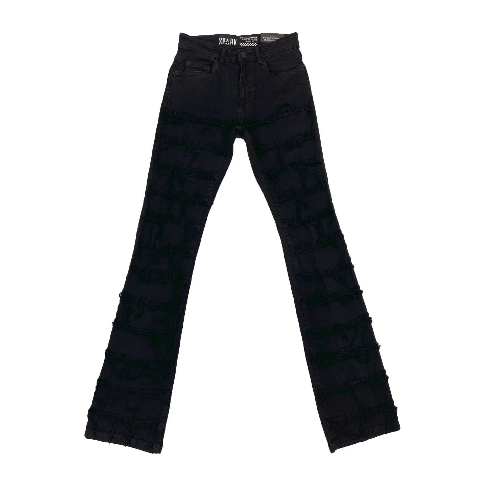 Spark Premium Stretch Stacked Jean (Jet Black)