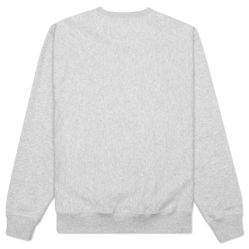 Stock Logo Crew - Grey Heather