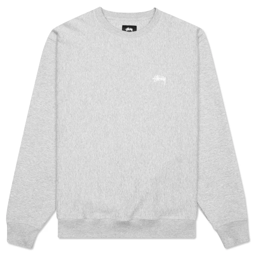 Stock Logo Crew - Grey Heather