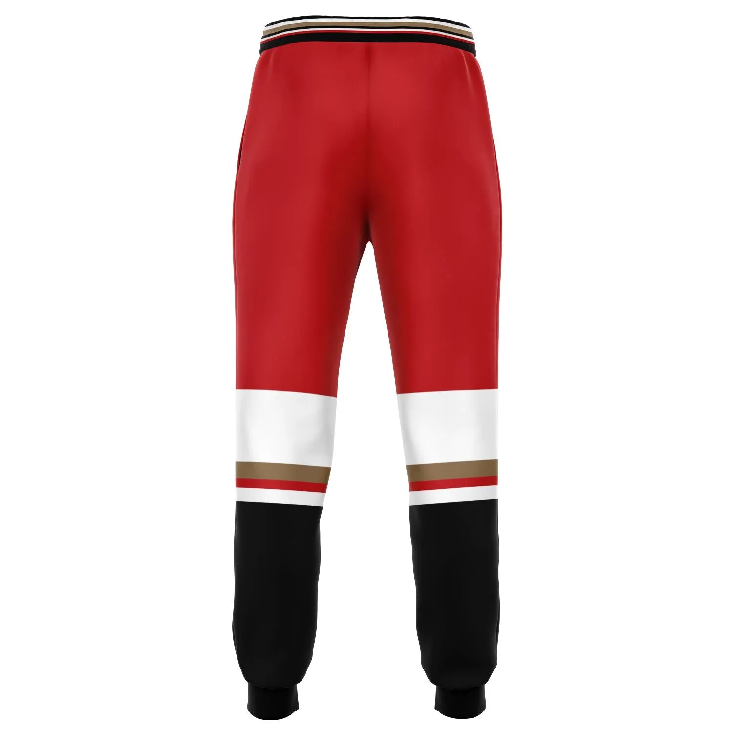 THS Snake Bite Eco-Poly Joggers in Red/White