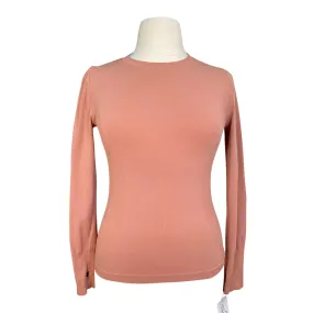 TKEQ Long Sleeve Compression Shirt in Dusty Rose - Women's XL