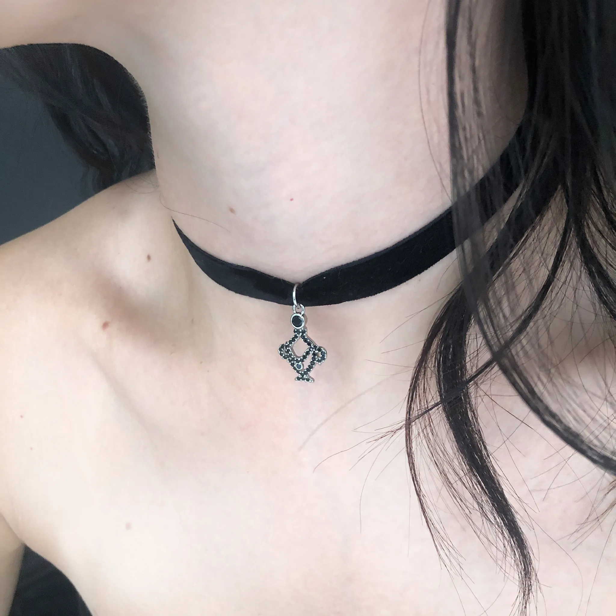 Victorian Urn Mourning Choker